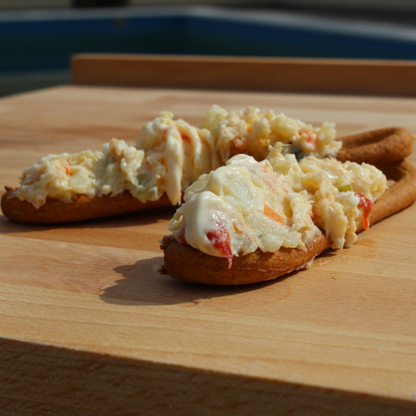 Rosquillas integrales con ensaladilla rusa